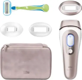 IPL depilator Braun Skin i-expert PL7253, 10 nivele intensiteti, SensoAdapt, rozë