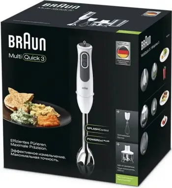 Blender dore Braun MQ 3135 WH Sauce, 0.5 L, 750 W, Bardhë