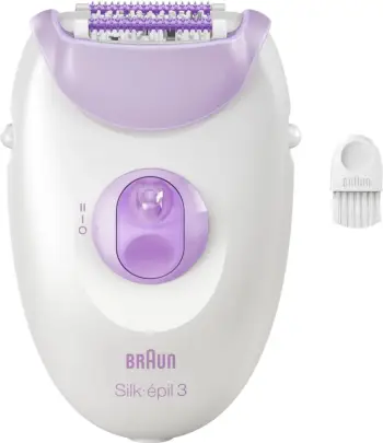 Epilator Braun Silk-épil 3 SE3000, vjollcë/bardhë
