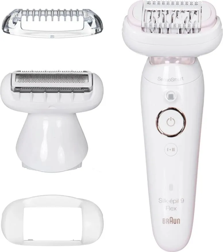 Epilator Braun 9002, i bardhë / ari - 2