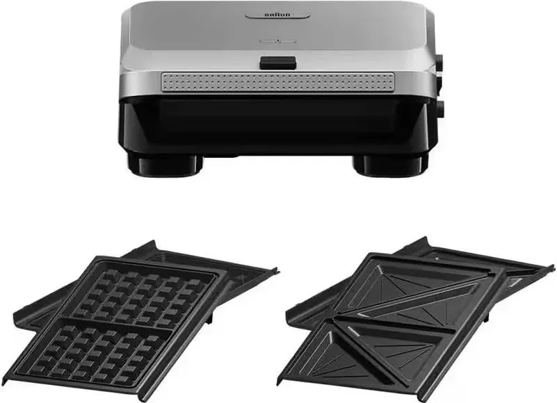 Toster Braun 5 SM5005, 800 W, argjendi / i zi - 1
