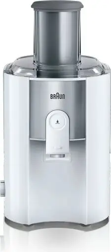 Shtrydhëse lëngu Braun J 500 WH, 900W, 1.25L, 2L, inox, e bardhë