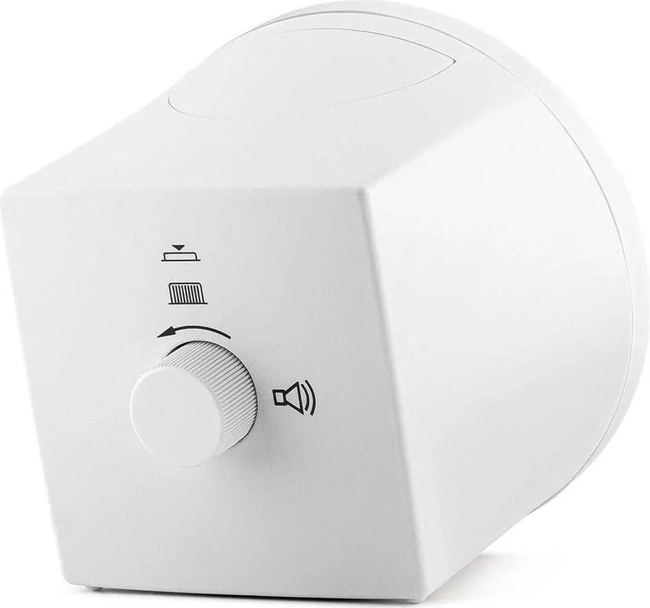 Alarm Braun BC07W-DCF, analog, radio kontroll, bardhë - 4