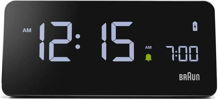 Alarm digjital Braun BC21, LCD, wireless charging, zi - 3
