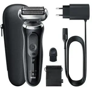 Rroje elektrike Braun Series 7 71 N1000s, kokë fleksibël, e argjendtë
