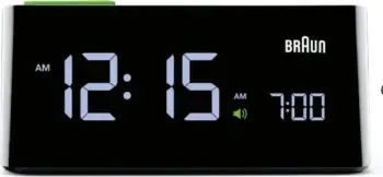 Alarm digjital Braun BNC016, LCD, 12/24h, zi