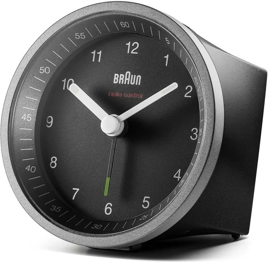 Orë me alarm Braun BC 07 SB-DCF, e zezë/ e argjendë - 4
