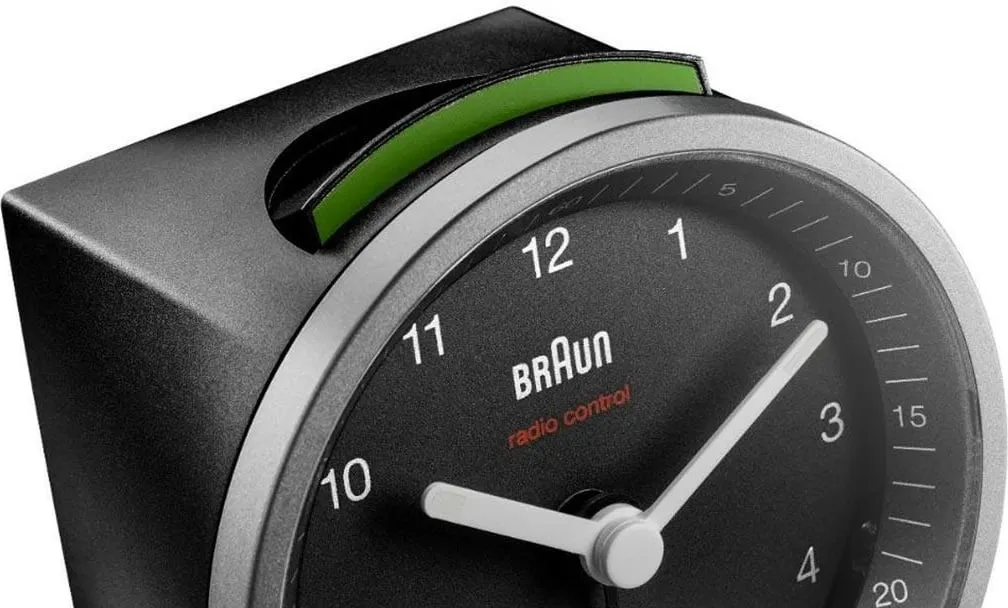 Orë me alarm Braun BC 07 SB-DCF, e zezë/ e argjendë - 5