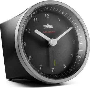 Orë me alarm Braun BC 07 SB-DCF, e zezë/ e argjendë