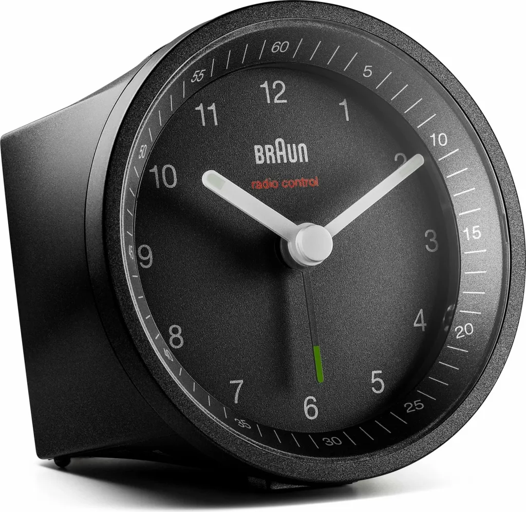 Alarm Braun BC07, quartz, analog, zi, backlight verdhë - 1
