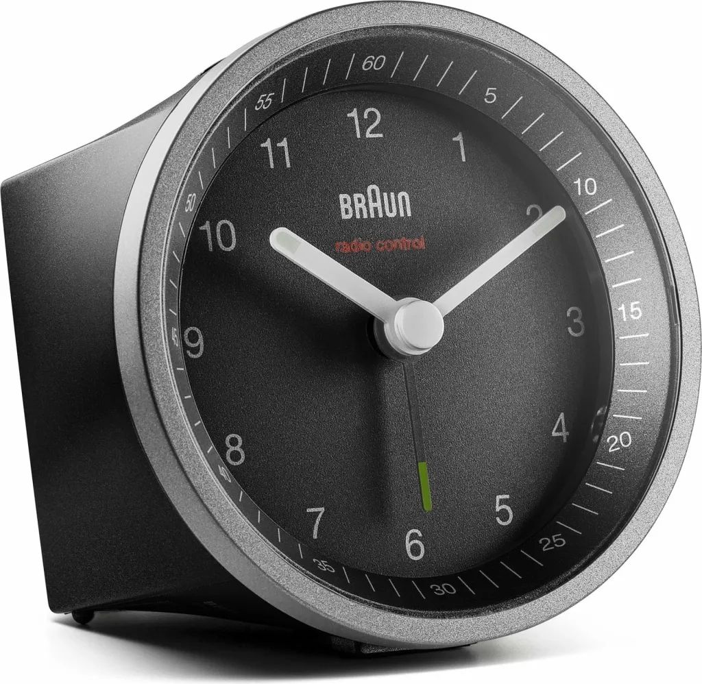 Alarm Braun BC07, quartz, analog, zi, backlight verdhë - 2