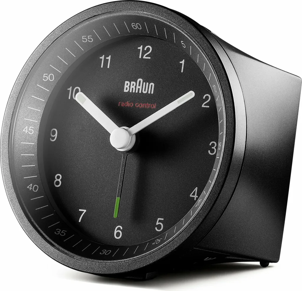 Alarm Braun BC07, quartz, analog, zi, backlight verdhë - 3