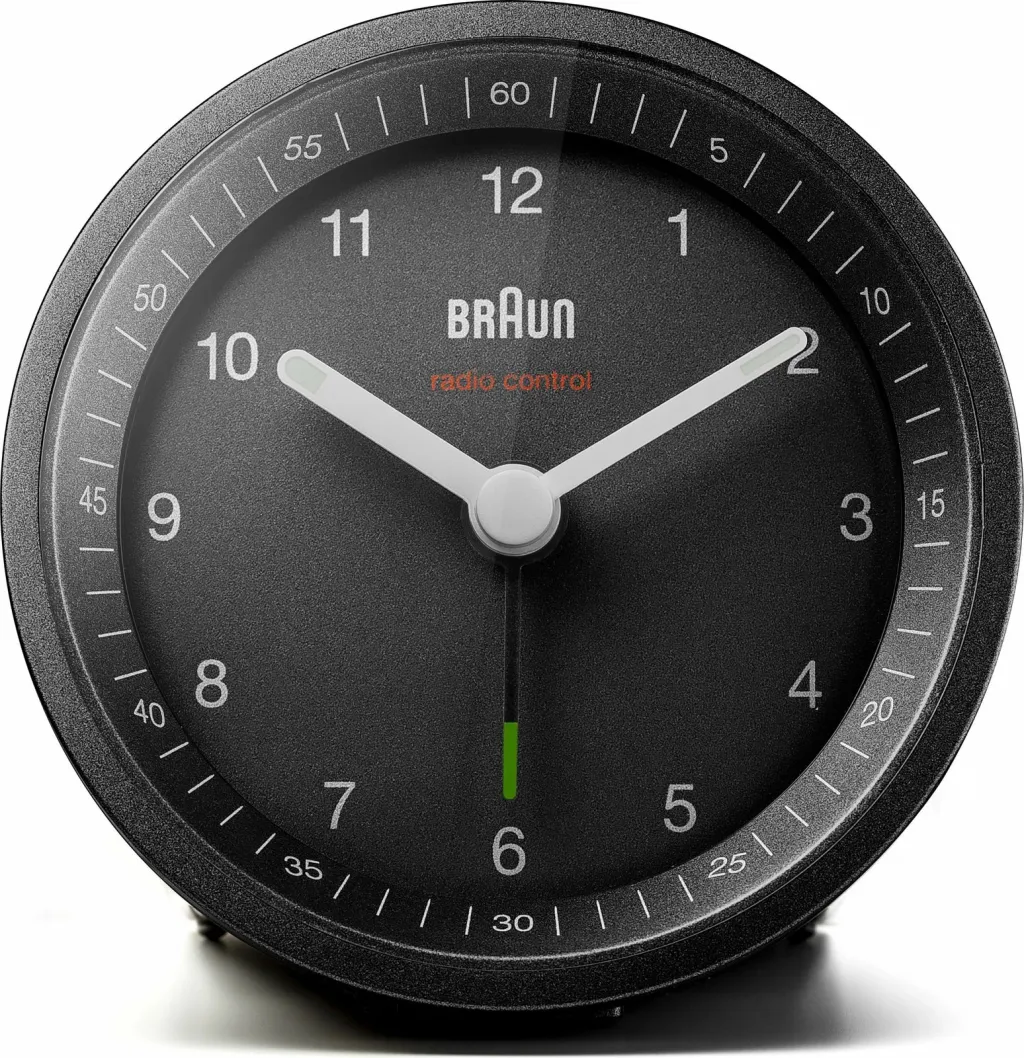 Alarm Braun BC07, quartz, analog, zi, backlight verdhë - 4