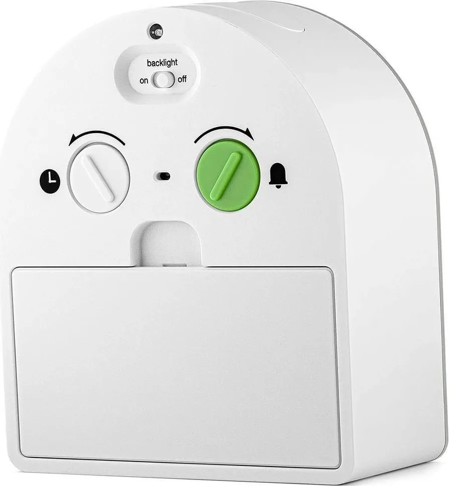 Orë alarmi Braun BC22, quartz, 12h, buzzer, bardhë/verdhe - 5