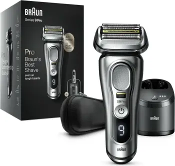Makinë rroje Braun Series 9 9467cc, 4 koka, Li-Ion, 60 min, e zezë/gri