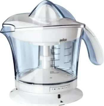 Shtrydhëse agrumesh Braun Multiquick 3, 1L, 20W, e bardhë/blu