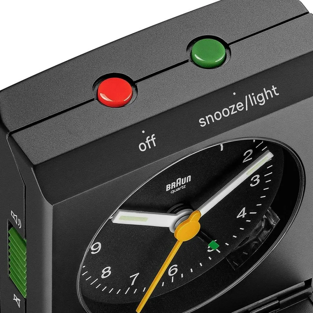 Orë alarmi Braun BC 05 B, quartz, me dritë dhe snooze, e zezë - 3