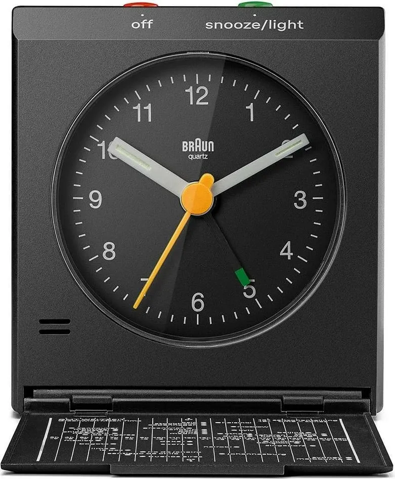 Orë alarmi Braun BC 05 B, quartz, me dritë dhe snooze, e zezë - 4