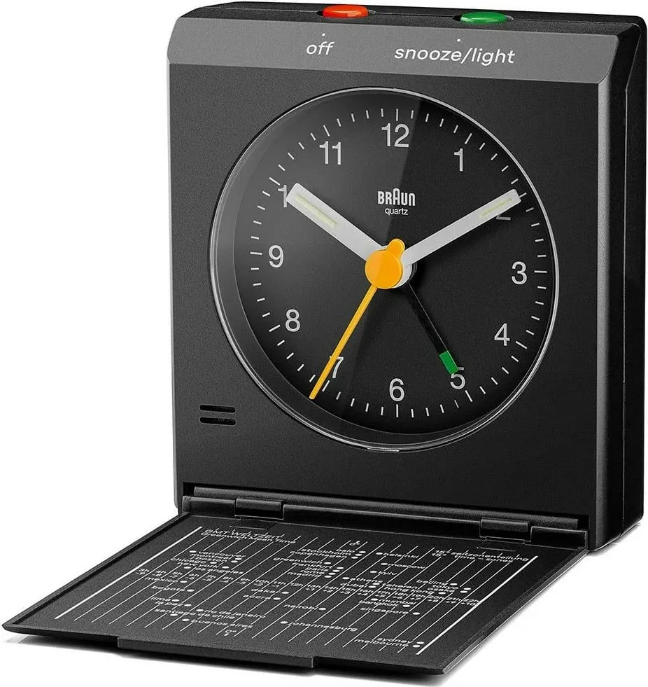 Orë alarmi Braun BC 05 B, quartz, me dritë dhe snooze, e zezë - 5