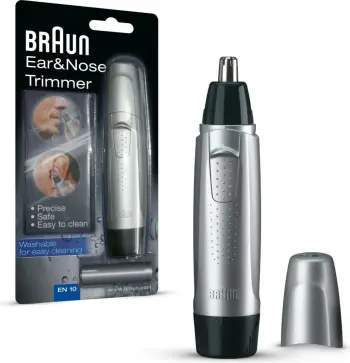 Makinë për rroje Braun EN10 (për vesh, hundë), argjend