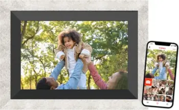 Kornizë digjitale Braun DigiFrame 10B, 10.1 inç, 32GB, WiFi, e zezë/gri