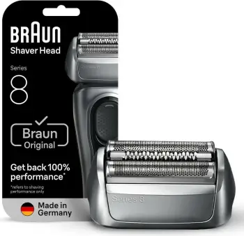 Kokë zëvendësuese Braun 83M për makinë rroje Series 8, metalike