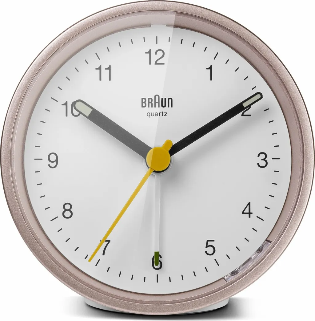 Orë me alarm Braun e bardhë/rozë - 3