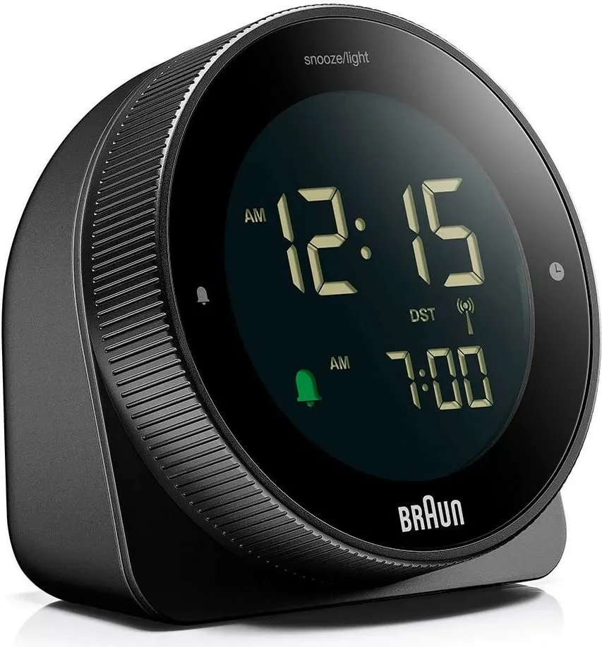 Orë alarmi Braun BC 24 B DCF, LCD, zezë - 1