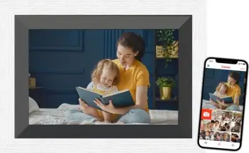 Kornizë digjitale Braun DigiFrame 10B WiFi, 10.1 inç, 32GB, e bardhë/zezë