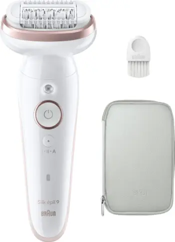Epilator Braun Silk-épil 9-000, i bardhë-rozë