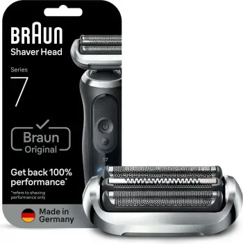Kokë zëvendësuese makinës rroje Braun Kombipack 74S, Series 7, argjend