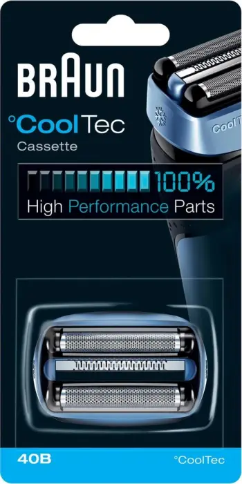 Kokë zëvendësuese për makinë rroje, Braun, 40BV (076520) CoolTec, e zezë