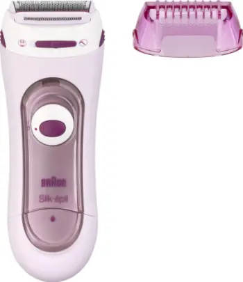 Depilator elektrik Braun Silk-épil LS5100, kokë e rrumbullakët, i papërshkueshëm nga uji, rozë e bardhë