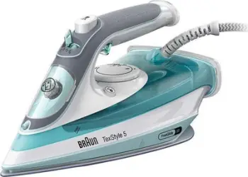 Hekur me avull Braun TexStyle 5 SI5017GR, pllakë qeramike, avull vertikal, jeshil