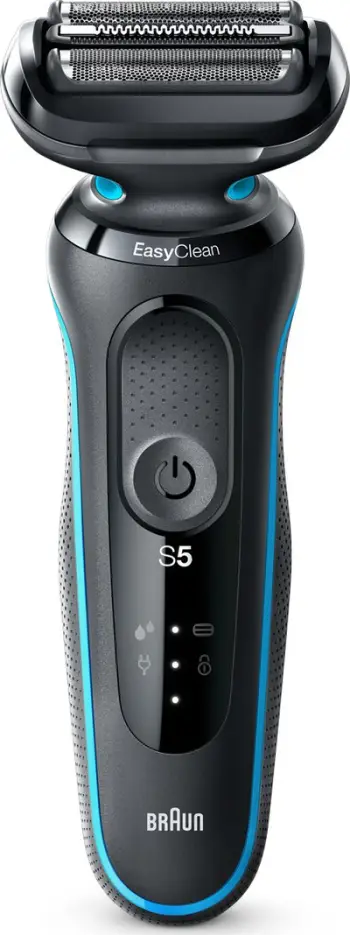 Makinë rroje Braun Series 5 50-M1000s, Foil shaver, LED, Bateri, Black, Blue