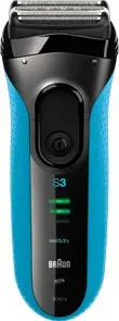 Makinë rroje Braun Series 3 ProSkin 3045s, Foil shaver, LED, NiMH, e zezë, blu