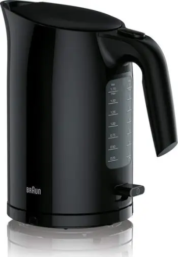 Çajnik elektrik Braun PurEase WK3100BK, 1.7 litra, 2200W, i zi