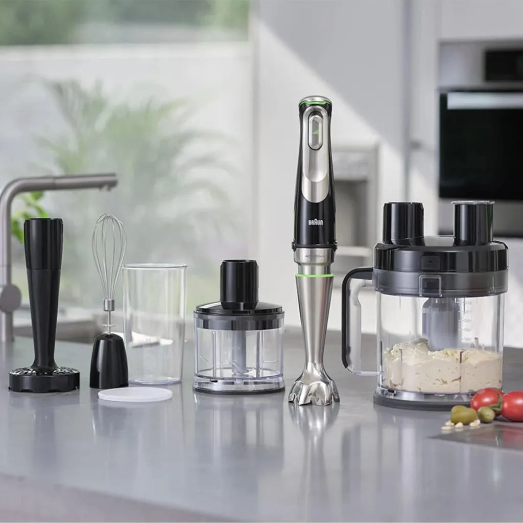 Blender manual Braun, zi-argjendtë - 2