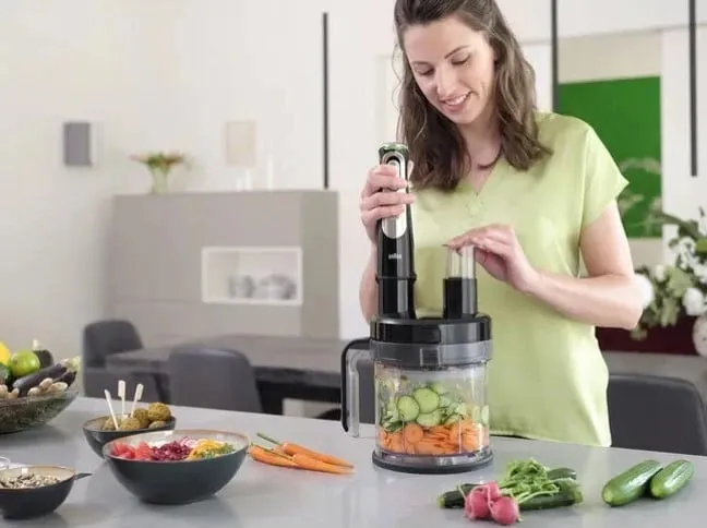 Blender manual Braun, zi-argjendtë - 4