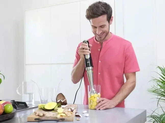 Blender manual Braun, zi-argjendtë - 5
