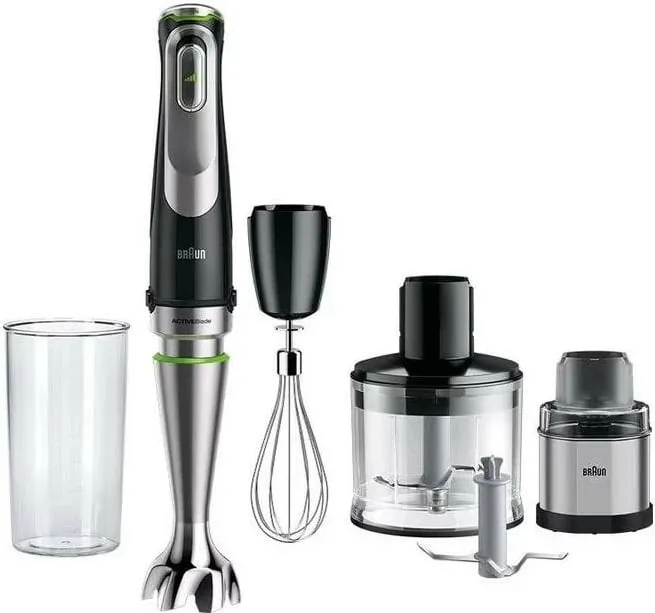 Blender Braun Multi Quick 9 MQ9138XI, 1200W, i zi-argjendtë - 1
