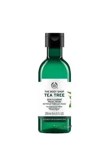 Xhel pastrues për fytyrë të yndyrshme dhe problematike The Body Shop Tea Tree, 250 ml