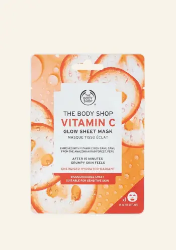 Maskë fytyre për shkëlqim Vitamin C, 18 ml