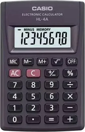Kalkulator Casio HL-4A-S, 8 shifra - 1
