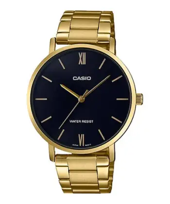 Orë dore Casio MTP-VT01G-1B, e artë