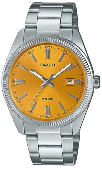 Orë dore për meshkuj Casio Collection MTP-1302PD-9AVEF, e argjendtë