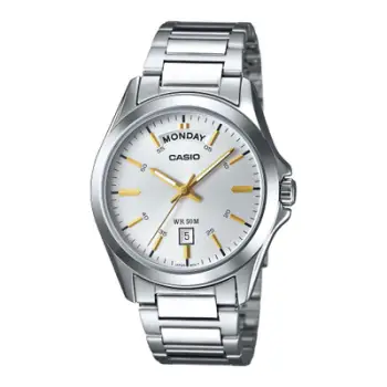 Orë dore Casio MTP-1370D-7A2, e argjendtë