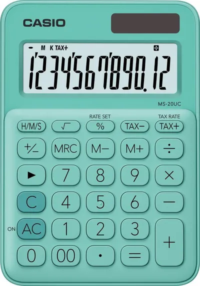 Kalkulator Casio, i gjelbërt - 2