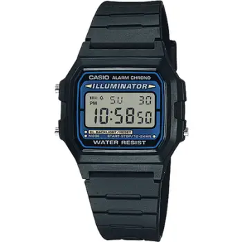 Orë dore Casio F105W-1A, e zezë
