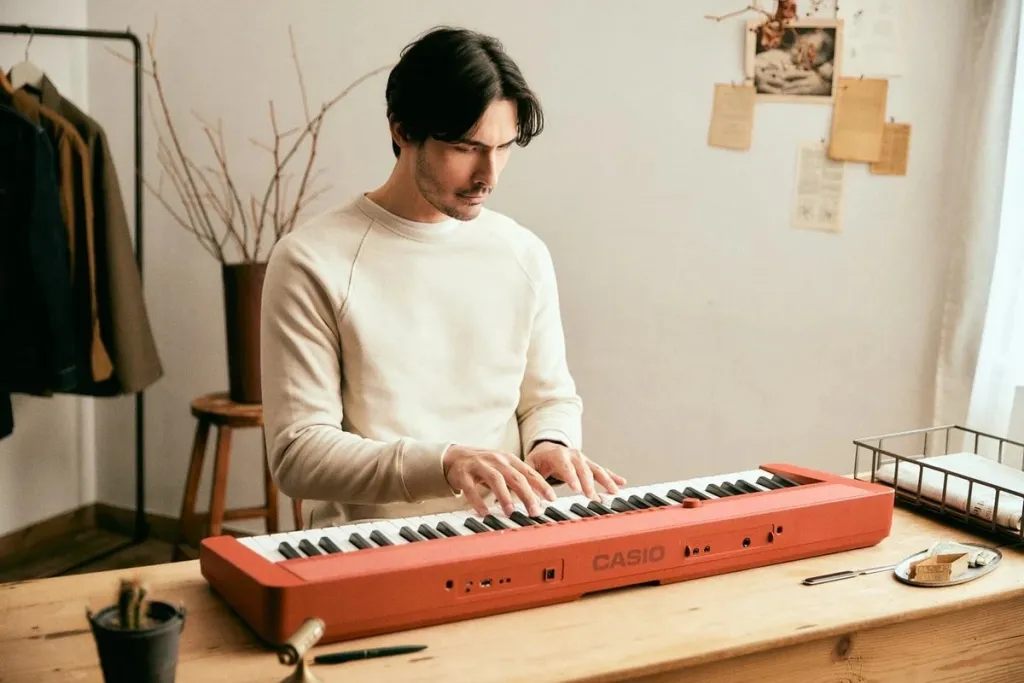 Sintezator digjital Casio CT-S1 61, i kuq - 7